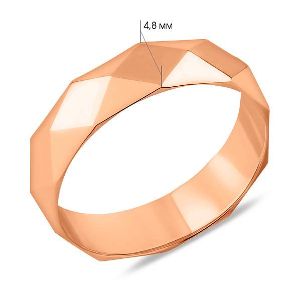 Золотое обручальное кольцо (арт. 239241) – изображение 10