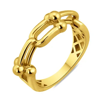 Кольцо из желтого золота без камней (арт. 156605ж)