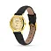 Золотые часы с кожаным ремешком (арт. 260235жжч) – изображение 1