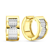 Сережки з жовтого золота (арт. 1091106/15жб)