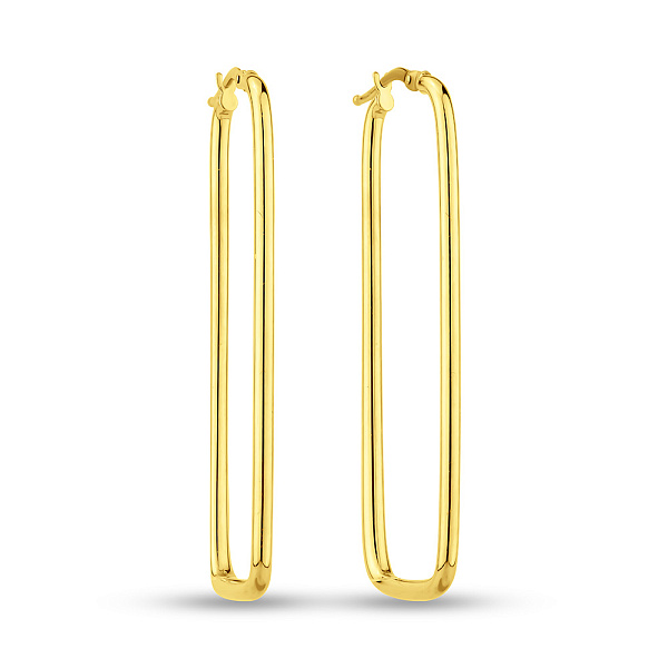 Серьги из желтого золота (арт. 1091609/50ж) – изображение 1