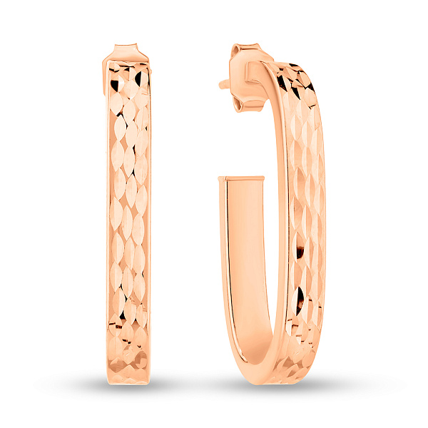 Серьги из красного золота (арт. 1091573/30) – изображение 1