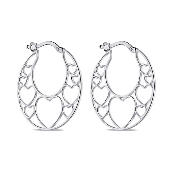 Серьги из серебра без камней (арт. 7502/9361)