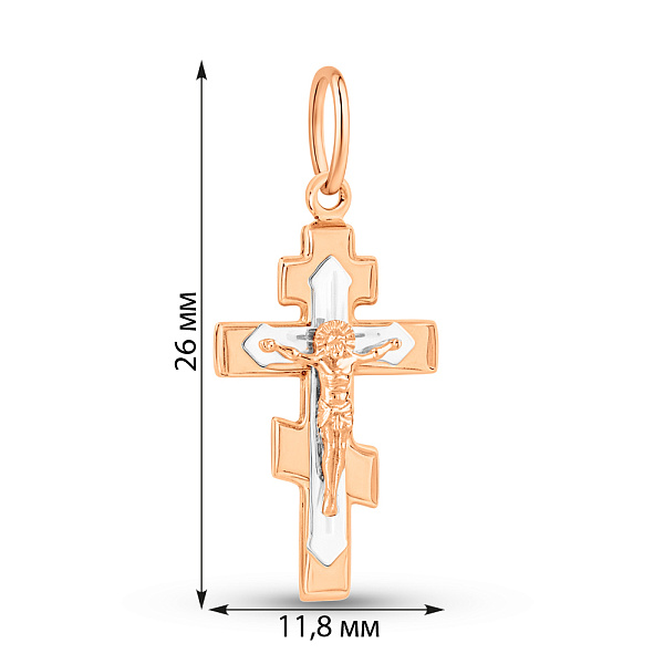Золотой крестик (арт. 521001н) – изображение 2