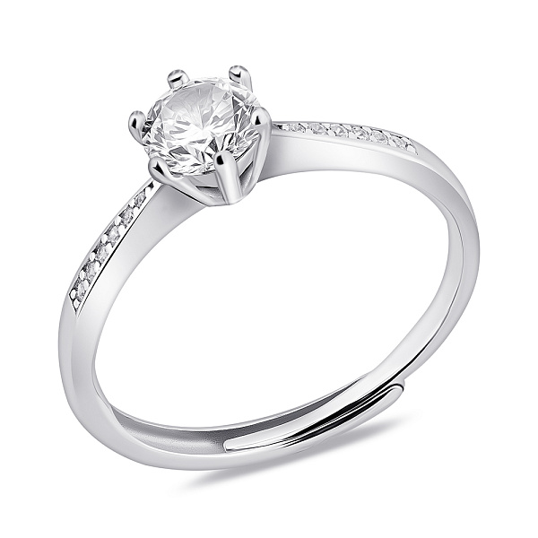 Серебряное кольцо с фианитами (арт. 7501/8060) – изображение 1