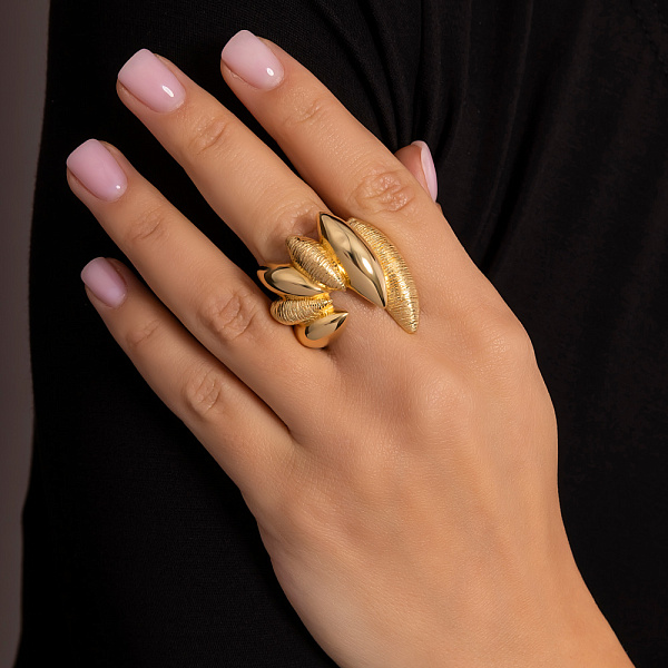 Золота каблучка Francelli без каменів (арт. е156709ж) – зображення 4