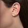 Сережки-пусеты из красного золота (арт. 107098) – изображение 2