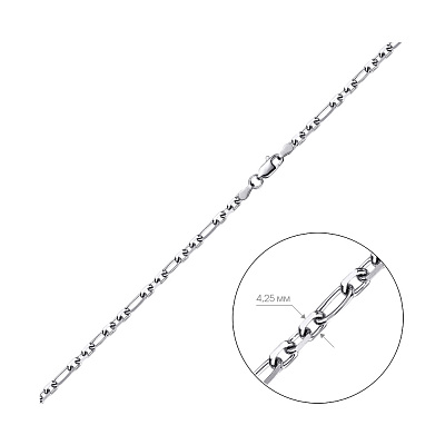 Срібний ланцюжок Якірного плетіння (арт. 03015716)