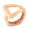 Кольцо Треугольник из красного золота (арт. 141330) – изображение 1