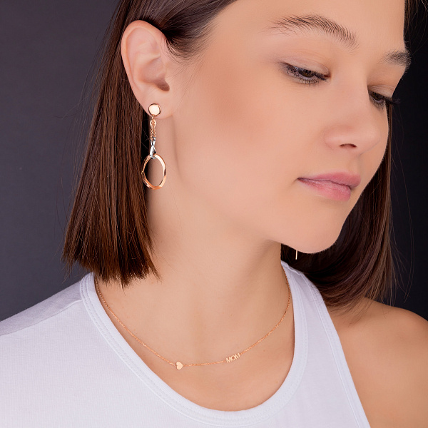 Колье из красного золота Mom (арт. 361262) – изображение 5