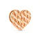 Золотий підвіс Серце з алмазною гранню (арт. 4401014а) – зображення 1