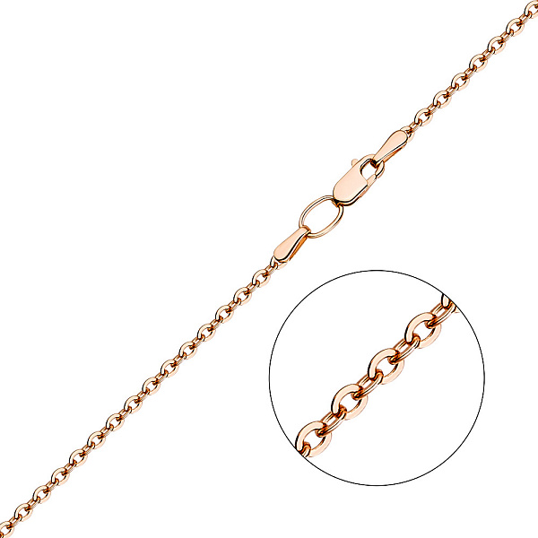 Ланцюжок з червоного золота плетіння Якірне кругле (арт. 300901) – зображення 1