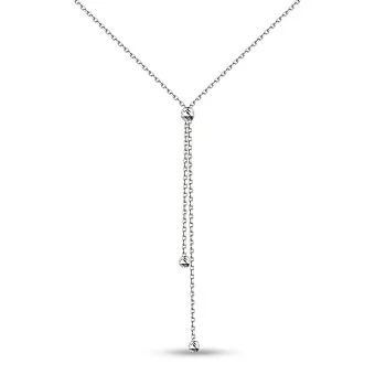 Кольє з білого золота (арт. 360180б)