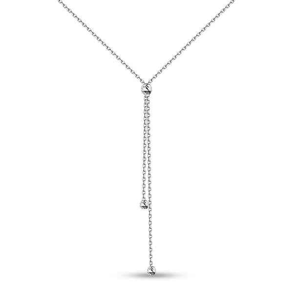 Кольє з білого золота (арт. 360180б) – зображення 1
