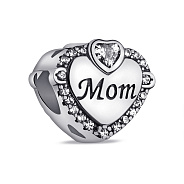 Фото Срібний шарм з фіанітами (арт. 7903/4258)