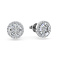 Серьги из белого золота с бриллиантами (арт. Т011353030б) – изображение 1