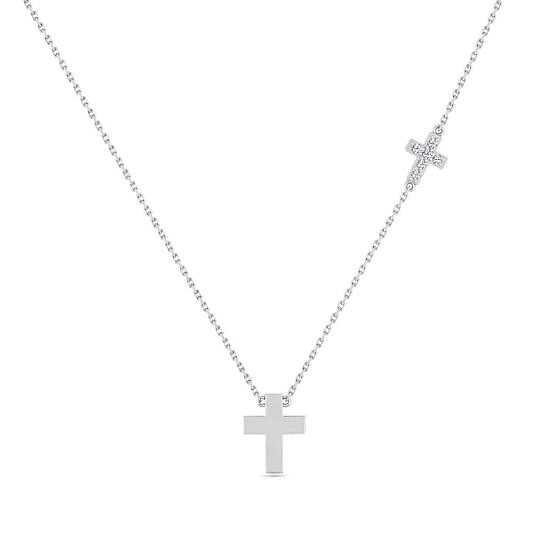 Золоте кольє з діамантами (арт. Ц011624005б) – зображення 1