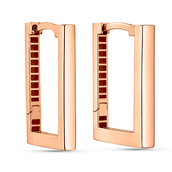 Серьги из красного золота (арт. 1101260) – изображение 1