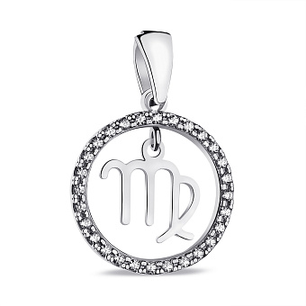 Фото Срібний підвіс Діва (арт. 7503/А054двпю)