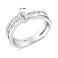 Серебряное кольцо с фианитами (арт. 7501/8436) – изображение 2