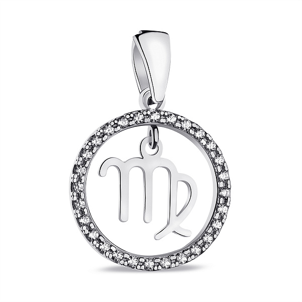 Срібний підвіс Діва (арт. 7503/А054двпю) – зображення 1