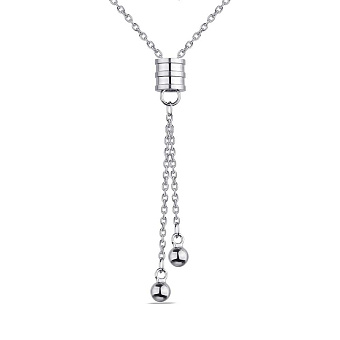 Фото Серебряное колье с шариками Trendy Style (арт. 7507/1363)