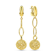 Серьги из желтого золота Francelli (арт. 1091325ж)