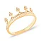 Золота каблучка Корона з фіанітами (арт. 140720ж) – зображення 1
