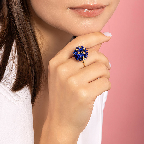 Каблучка з жовтого золота Francelli (арт. 156538жс) – зображення 2