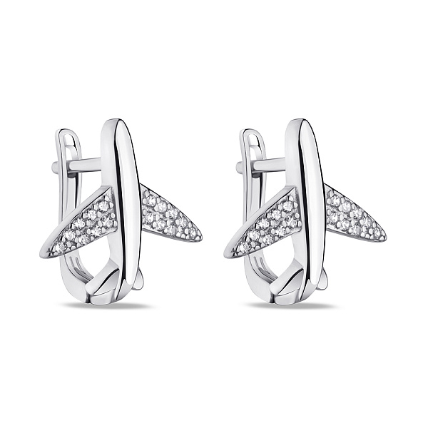 Срібні сережки "Мрія" (арт. 7502/4859) – зображення 1