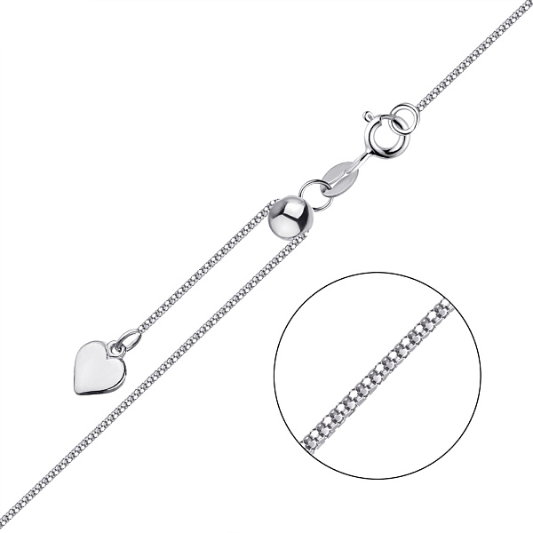 Ланцюжок срібний з регульованою довжиною (арт. 0300605з) – зображення 1