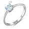 Серебряное кольцо з топазом (арт. 7501/2179474Пг) – изображение 2