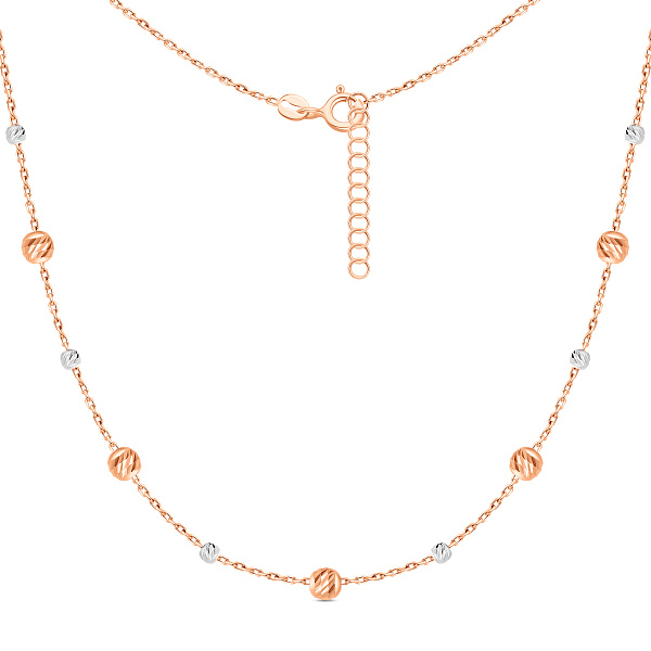 Колье из красного и белого золота (арт. 353082кб) – изображение 3