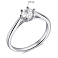 Серебряное кольцо с фианитом (арт. 7501/6190/1) – изображение 2