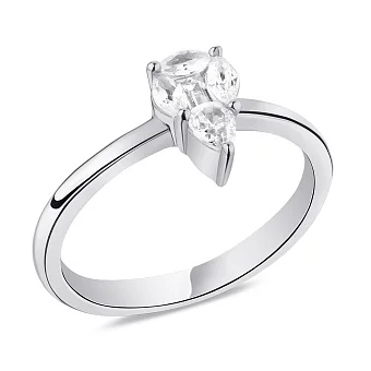 Срібна каблучка з фіанітами  (арт. 7501/5833)