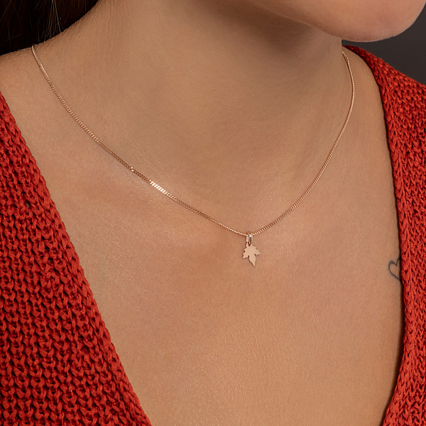 Підвіска золота Листочок (арт. 440659) – зображення 2