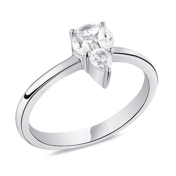 Серебряное кольцо с фианитами  (арт. 7501/5833) – изображение 1