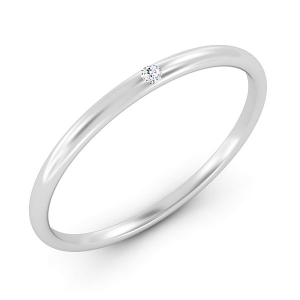 Золота каблучка з діамантом (арт. К011708б) – зображення 1