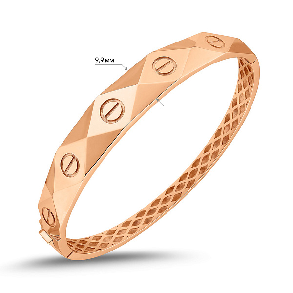 Браслет з червоного золота (арт. 326865) – зображення 4