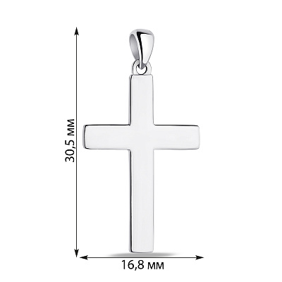 Срібний хрестик (арт. 7503/4067)