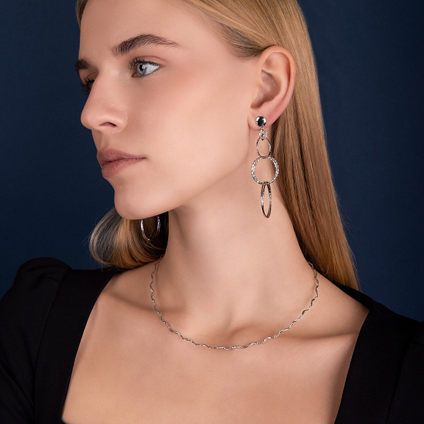 Колье Francelli из белого золота (арт. 352525б) – изображение 3