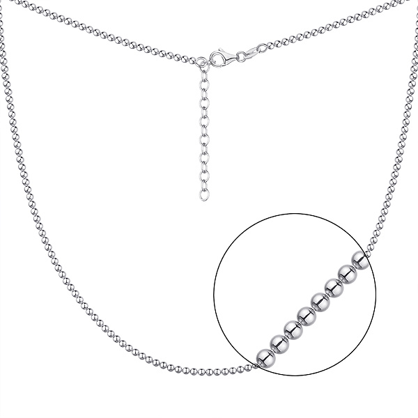 Срібне кольє (арт. 7507/017) – зображення 1