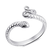 Серебряное кольцо Змея (арт. 7501/6920)