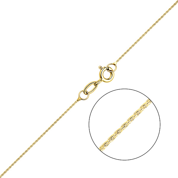 Золотая цепочка плетения Колосок (арт. 303401ж) – изображение 1