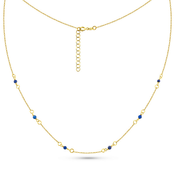 Золоте кольє з оніксом (арт. 352810жос) – зображення 2