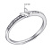 Серебряное кольцо Бабочка с дорожкой из фианитов (арт. 7501/КК2Ф/1097-18) – изображение 2