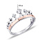 Серебряное кольцо «Корона» с фианитами (арт. 7201/229кп) – изображение 2