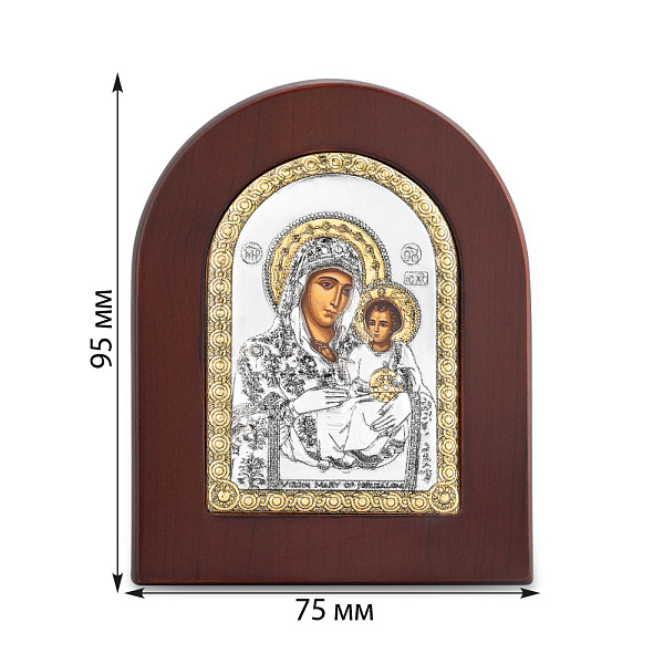Ікона Пресвята Богородиця Єрусалимська (95х75 мм) (арт. MA/E1102EX) – зображення 2