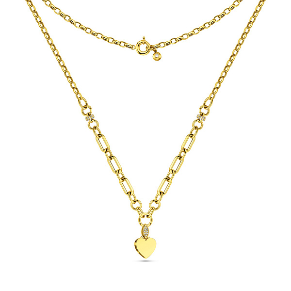 Кольє з золота з фіанітами (арт. 352682ж) – зображення 2