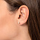 Серьги из красного золота с бриллиантами (арт. Т011698010) – изображение 2